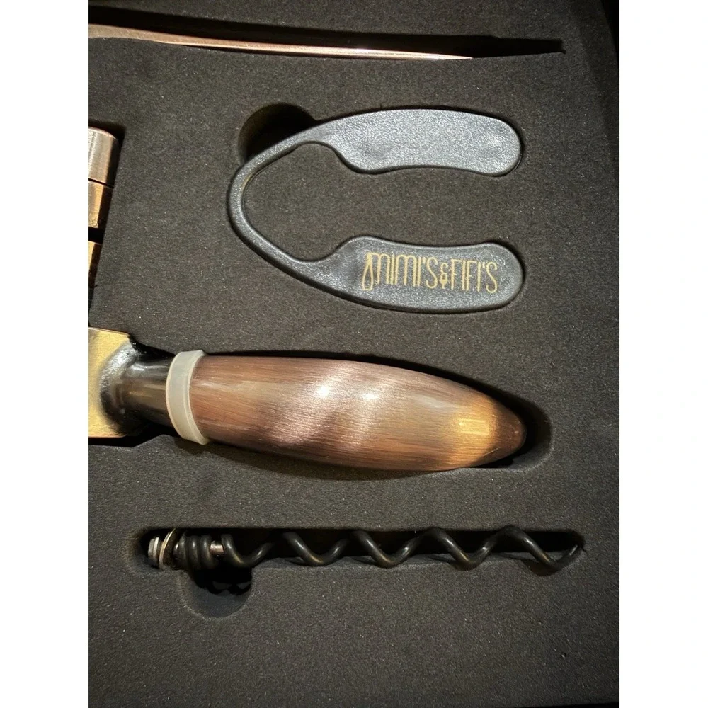 MIMI'S & FIFI'S WINE ACCESSORIES LEVER‎ CORKSCREWOPEN BOX
